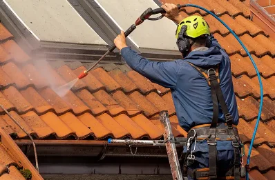 Démoussage et hydrofuge de toiture à Camboulit